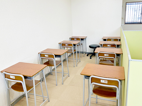 大河原教室の様子：放課後や長期休みの自習も大歓迎です！