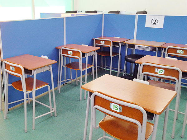 西郷教室の様子：集中した環境で学習できます。