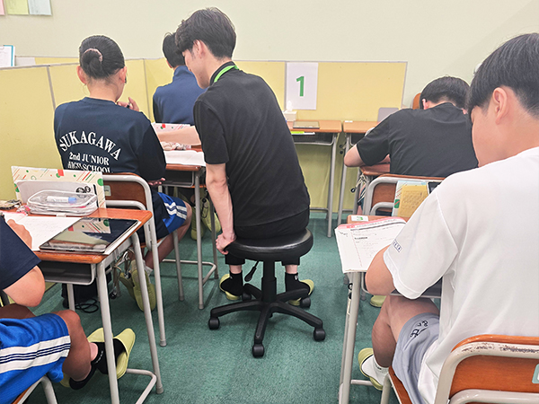須賀川駅前教室の様子：お子さまを誠心誠意サポートします！
