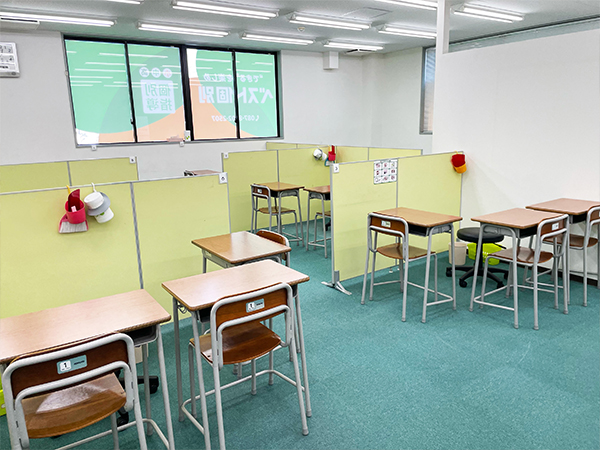 香西教室の様子：勉強に集中できる環境を準備しています。