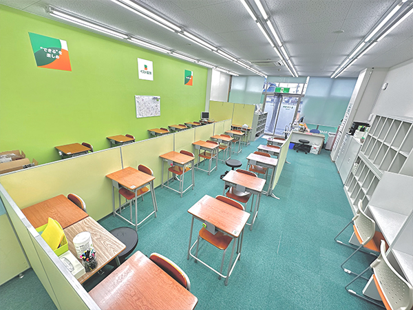 西川教室の様子：学習のしやすい環境を整えております。