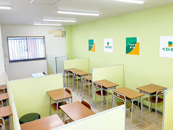 大河原教室の様子：教室全体が見渡せるので、小さな変化も見逃しません！