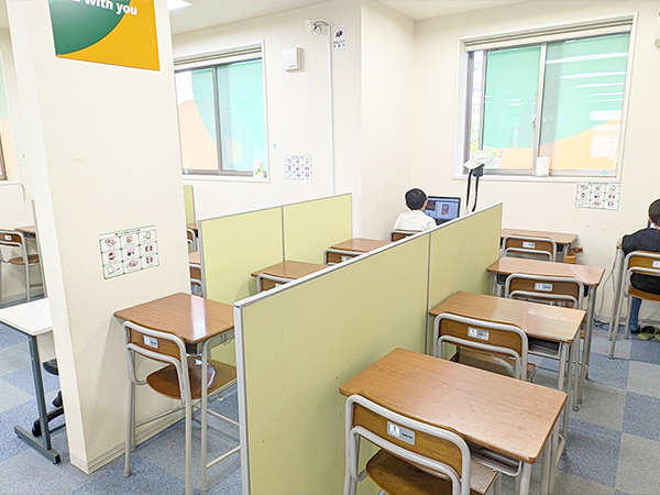 杜せきのした教室の様子：集中して勉強に取り組むことができる環境です！