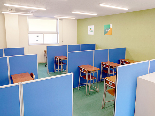 谷川瀬教室の様子：学習に集中できる環境です。