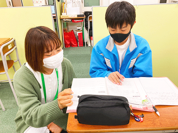 多賀城教室の様子：気軽に自由に自習ができます！