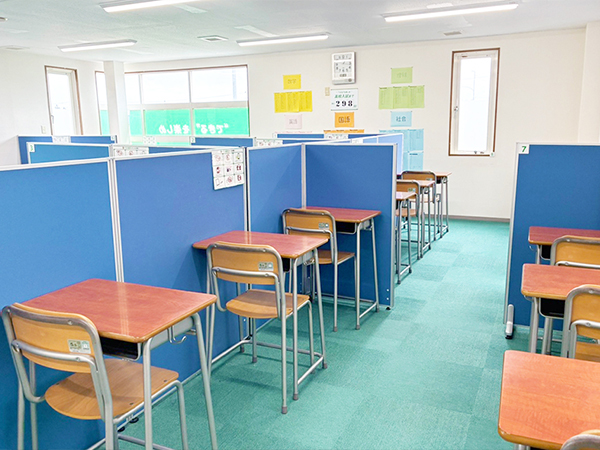 亘理教室の様子：自習は授業外でも好きなだけOKです！