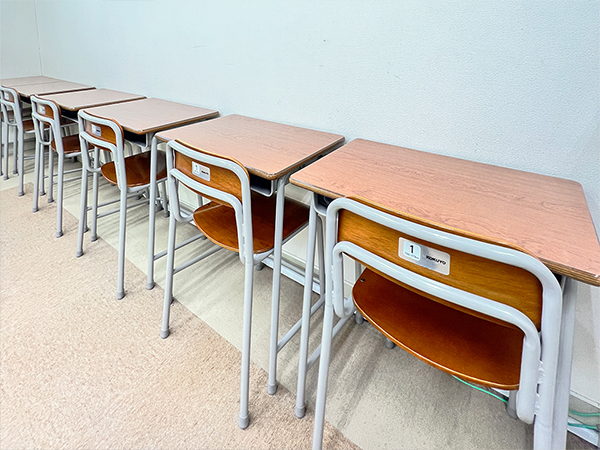 桑野北教室の様子：いつでも利用できる自習ブースがあります！