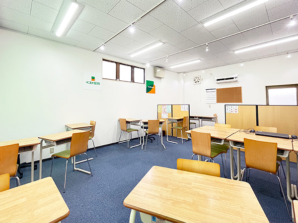 総社東教室の様子：勉強に集中できる環境を準備しております！