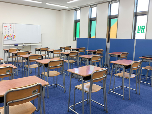 喜多方教室の様子：授業が無い日でも、いつでも自習にお越しください。