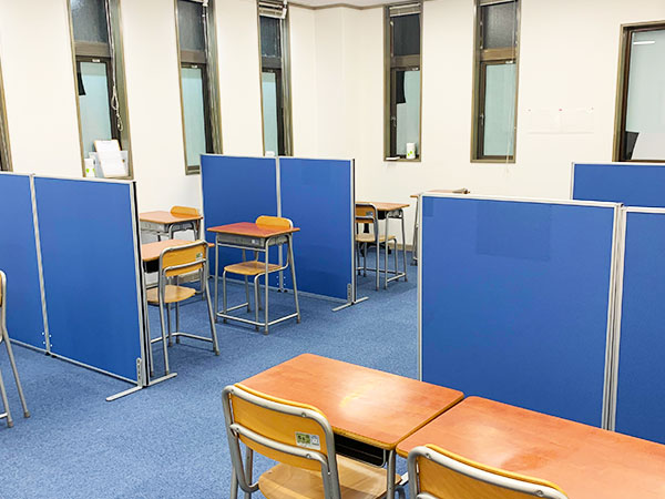 喜多方教室の様子：教室内も明るく広々としています！