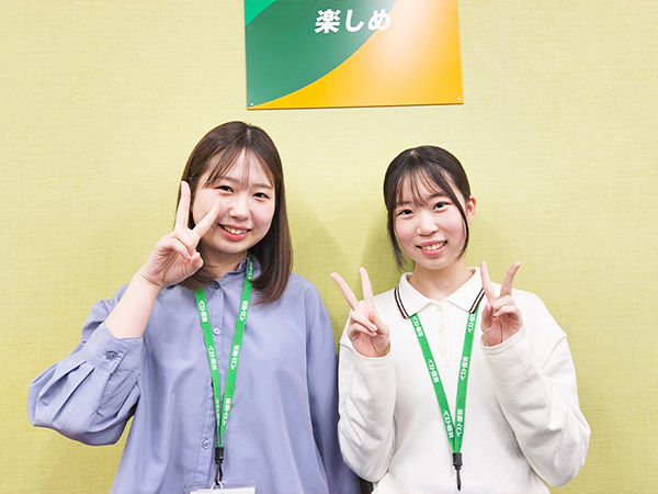 天童教室の様子：明るく優しい先生たちがお待ちしております。