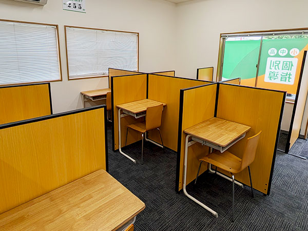 伊勢崎北教室の様子：一人ひとりに寄り添って指導いたします！